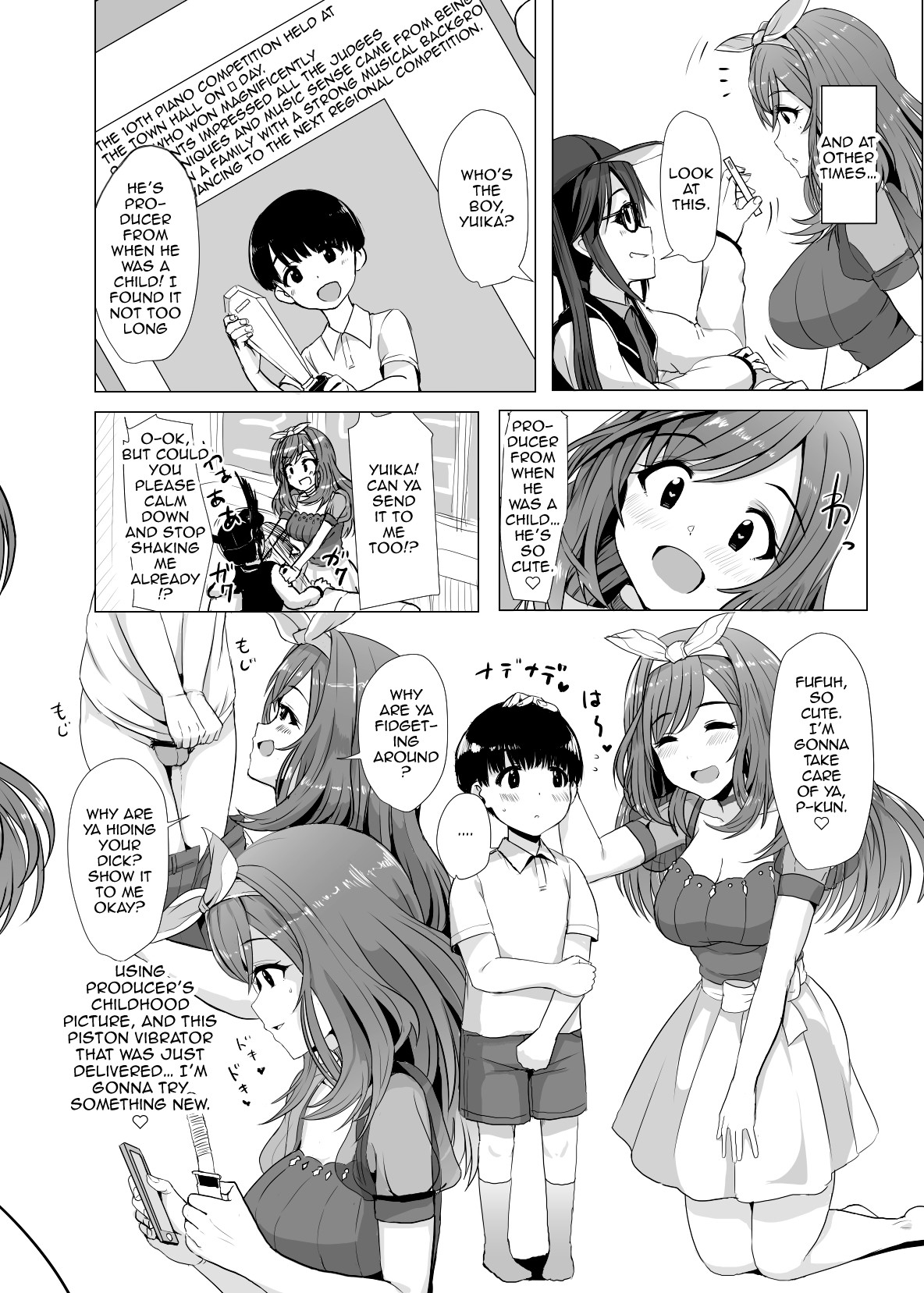 Hentai Manga Comic-Kogane Tsukioka Has Been Masturbating To The Thought Of Having Sex With Her Producer Night After Night When Her Memory Level Broke Past Its Limit-Read-9